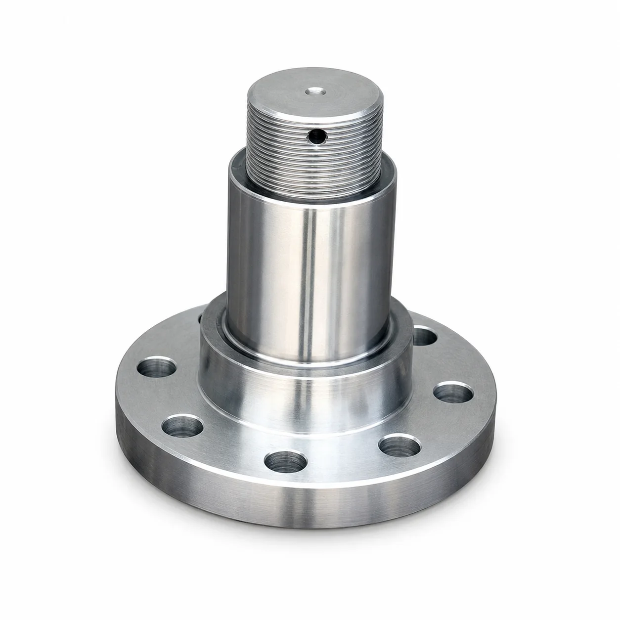 Threaded flange shaft — single view